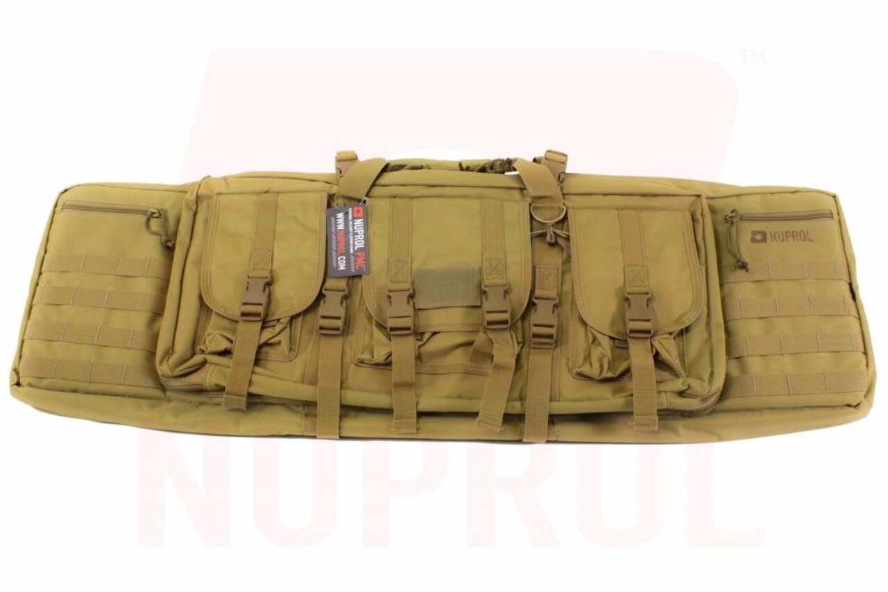 Nuprol PMC DeLuxe Double Rifle Gun Bag 42inch Tan Nuprol PMC DeLuxe Double Rifle Gun Bag 42inch Tan
