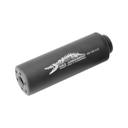 G&G G&G SS-100 Mock Suppressor-Black (14mm CCW) G&G G&G SS-100 Mock Suppressor-Black (14mm CCW)
