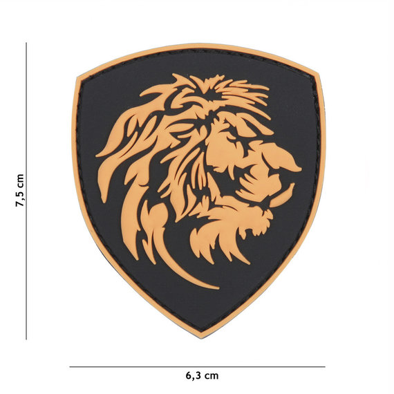 Dutch Lion PVC Patch Orange