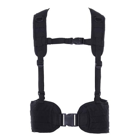 101Inc. Combat belt with Harness Black