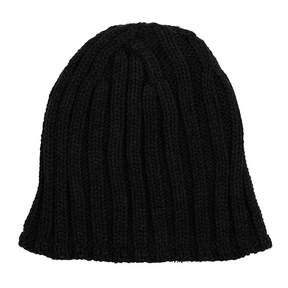 Beanie Heavy Knit Black