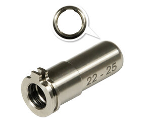 Maxx Model CNC Titanium Adjustable Air Seal Nozzle 22mm - 25mm for AEG