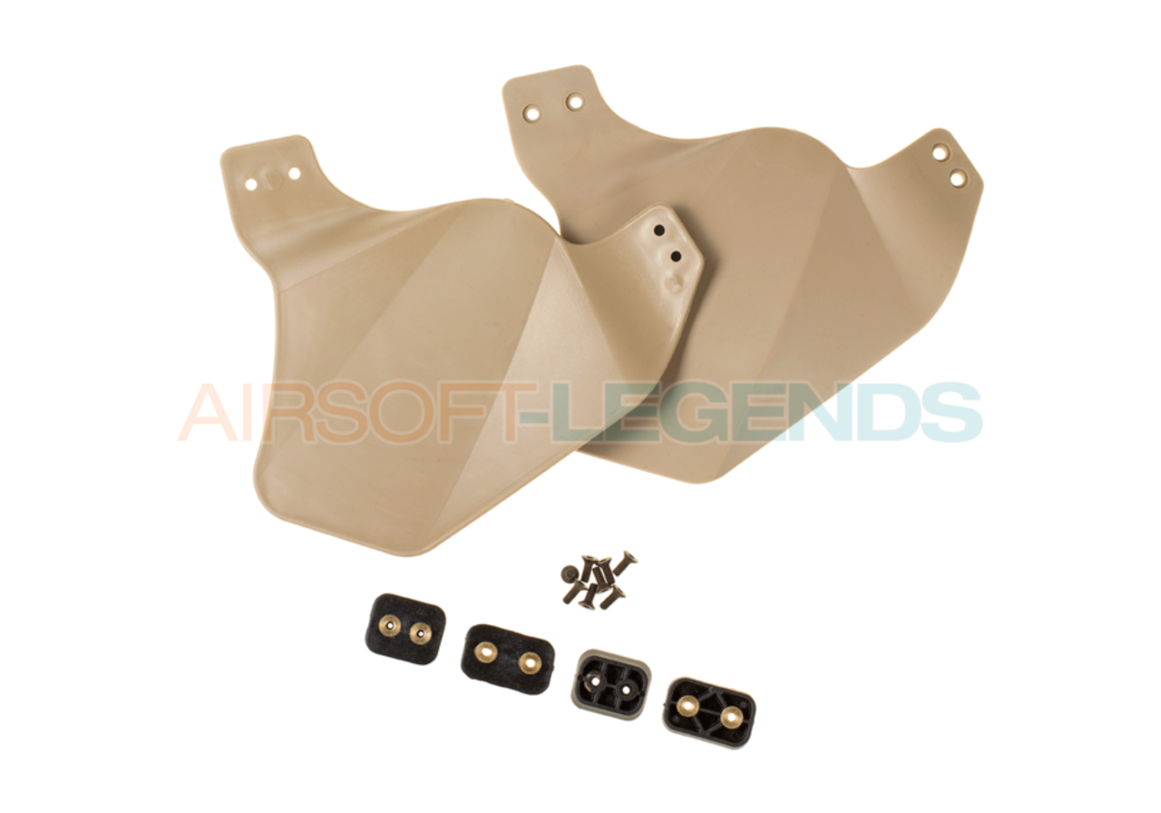 FMA Side Cover Helmet Rail Dark Earth