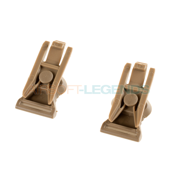 Goggle Swivel Clips 19mm Dark Earth
