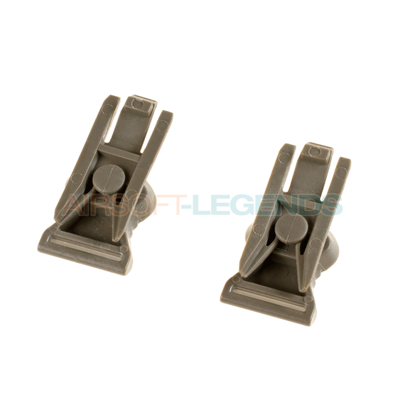 Goggle Swivel Clips 19mm Foliage Green