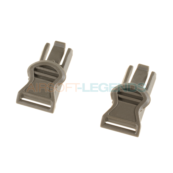 Goggle Swivel Clips 19mm Foliage Green