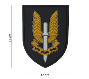 JTG Who Dares Wins Rubber Patch JTG Who Dares Wins Rubber Patch