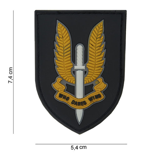 JTG Who Dares Wins Rubber Patch JTG Who Dares Wins Rubber Patch