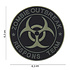 Zombie Outbreak Rubber Patch Black Zombie Outbreak Rubber Patch Black
