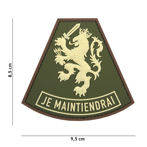 Je Maintiendrai Patch Green