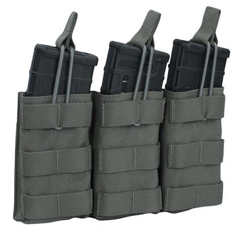 Warrior Assault Systems Triple Open Mag Pouch M4 5.56mm Ranger Green