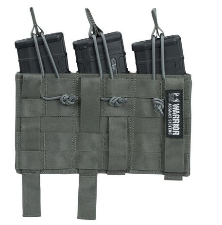 Warrior Assault Systems Triple Open Mag Pouch M4 5.56mm Ranger Green