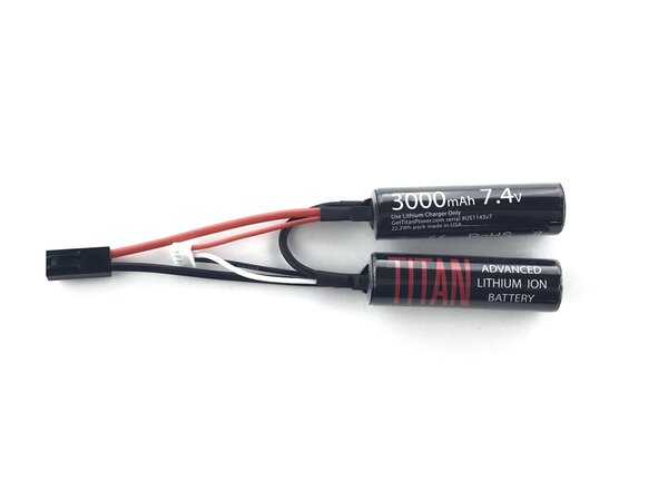 Titan 7.4v Li-ion 3000mAh Nunchuck Tamiya