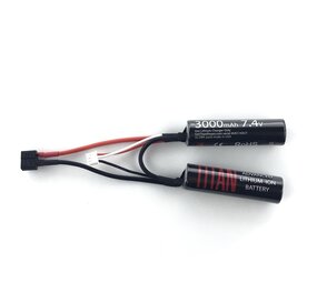 Titan 7.4v Li-ion 3000mAh Nunchuck Deans