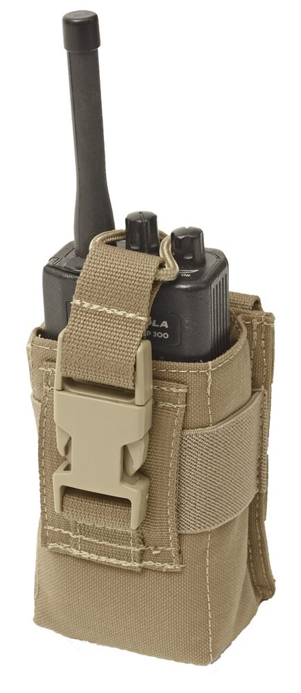 Warrior Assault Systems Adjustable Radio Pouch Coyote Warrior Assault Systems Adjustable Radio Pouch Coyote