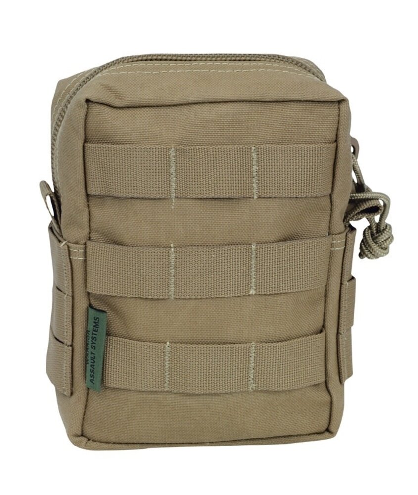 Warrior Assault Systems Small MOLLE Utility Pouch Zipped Coyote