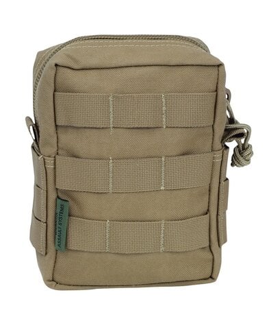 Warrior Assault Systems Small MOLLE Utility Pouch Zipped Coyote