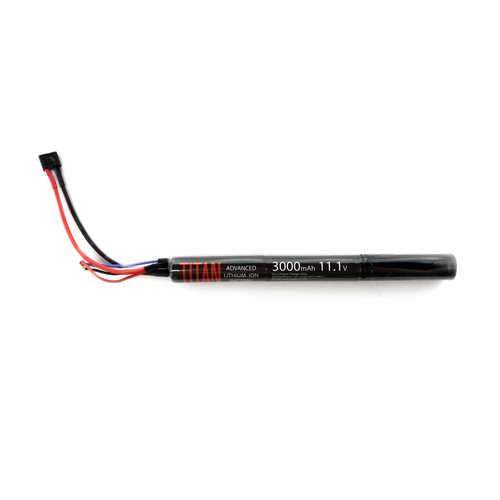 Titan 11.1v Li-Ion 3000mAh Stick Deans Titan 11.1v Li-Ion 3000mAh Stick Deans