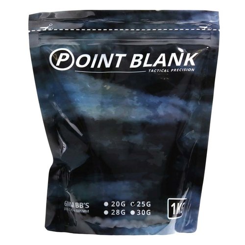 Point Blank 0,25gr Bio bb's 1KG Point Blank 0,25gr Bio bb's 1KG