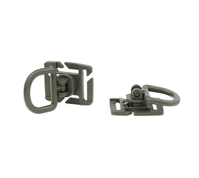 101Inc. Molle D ring 2-pack Green 101Inc. Molle D ring 2-pack Green