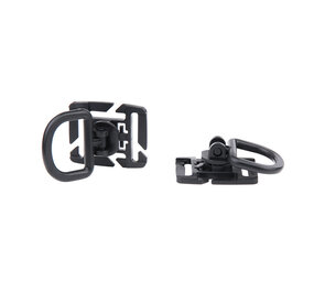 101Inc. Molle D Ring 2-Pack Black