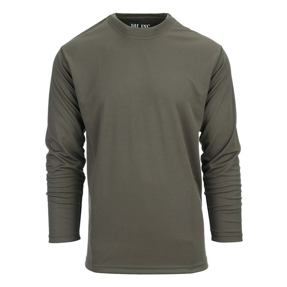 101Inc. Tactical T-Shirt Long Sleeve Quick Dry OD Green 101Inc. Tactical T-Shirt Long Sleeve Quick Dry OD Green