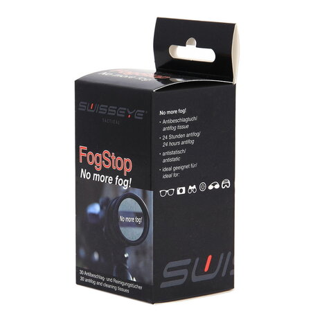 SwissEye Fog-Stop Wipes 30pcs