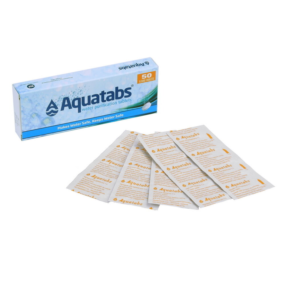BCB Comprimés de purification de l'eau (50 pièces)