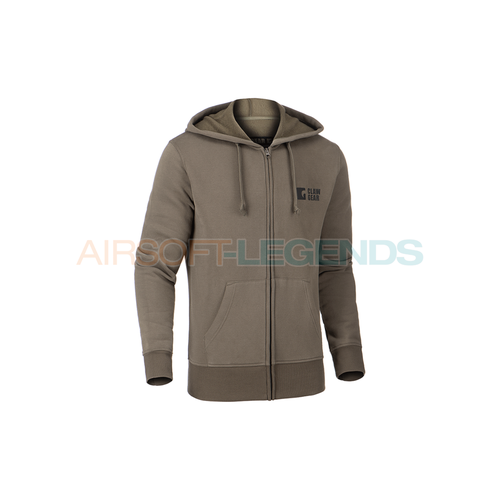 Clawgear CG Logo Zip Hoodie RAL7013 Clawgear CG Logo Zip Hoodie RAL7013