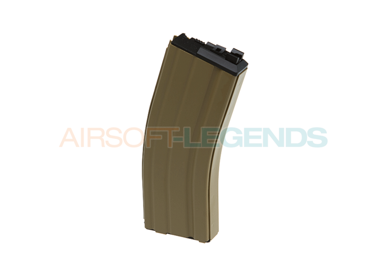 WE Airsoft M4 / SCAR-L Open Bolt V2 GBR Magazine 30rds Dark Earth