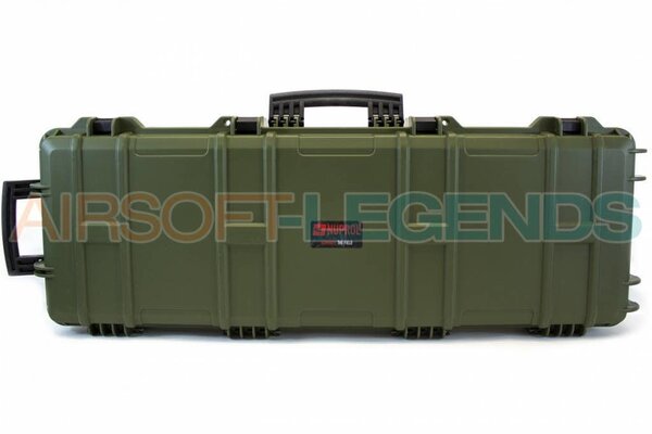 Nuprol Large Hard Case Pluck Foam OD Green Nuprol Large Hard Case Pluck Foam OD Green