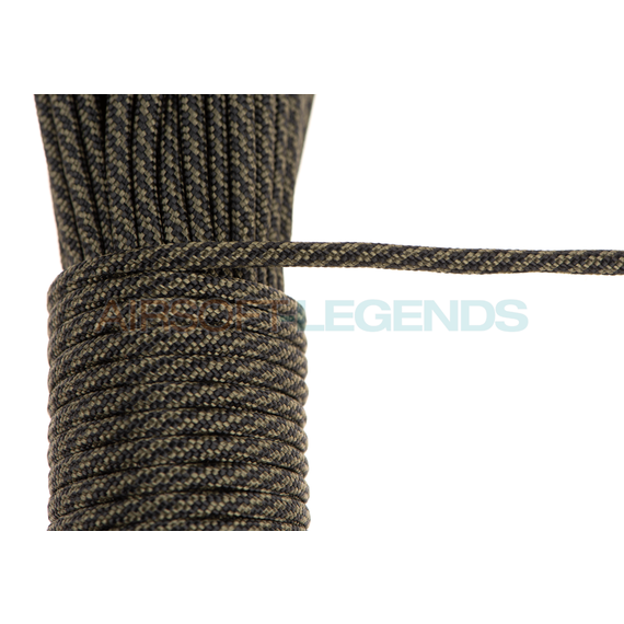 Paracord Type III 550 20m Black Camo