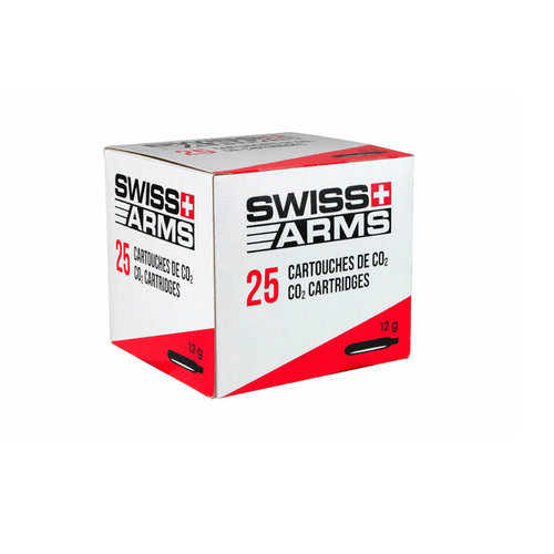 Swiss Arms 12gr CO2 Capsules Box of 25