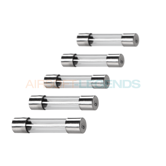 Glass Type Fuse 30mm 15A 5pcs