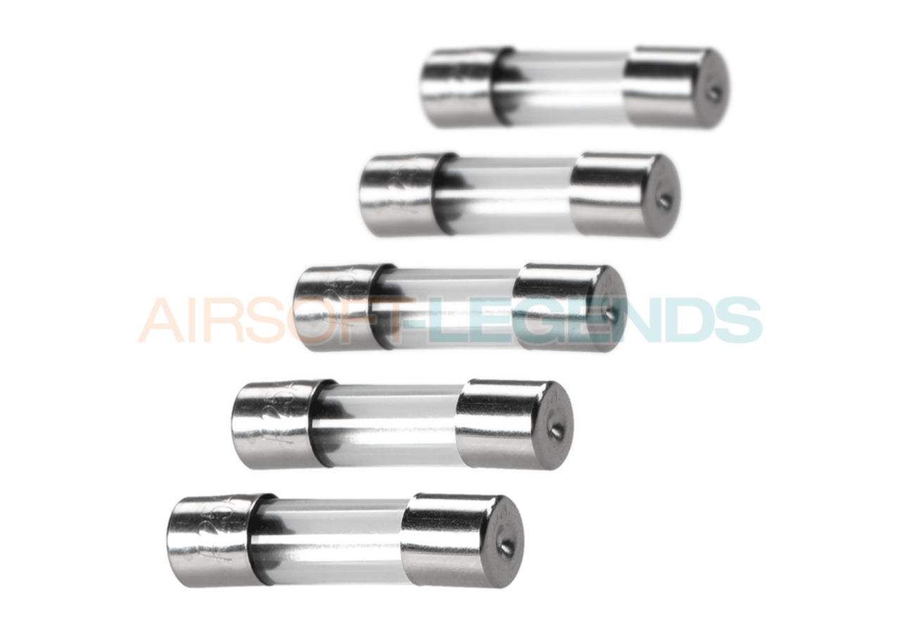 Nimrod Glass Type Fuse 5x20mm 25A 5pcs