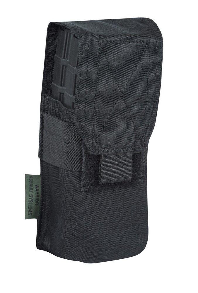 Warrior Assault Systems Single M4 Double Mag Pouch Black
