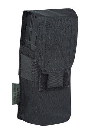 Warrior Assault Systems Single M4 Double Mag Pouch Black