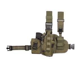 101Inc. Leg Holster Right Handed OD Green