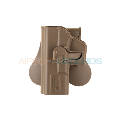 Amomax Paddle Holster G19/ICS BLE-XAE Left Handed Dark Earth Amomax Paddle Holster G19/ICS BLE-XAE Left Handed Dark Earth
