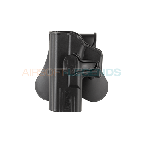 Amomax Paddle Holster for G19 / ICS BLE-XAE Left Handed Black Amomax Paddle Holster for G19 / ICS BLE-XAE Left Handed Black