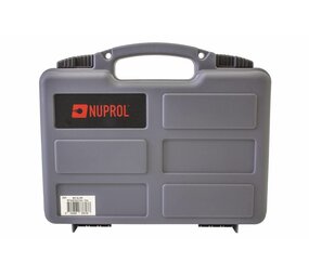Nuprol Small Pistol Hard Case Wave Foam Grey