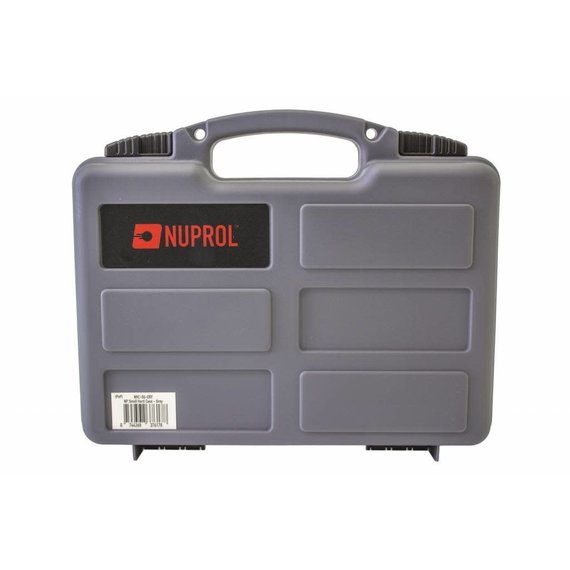 Small Pistol Hard Case Wave Foam Grey