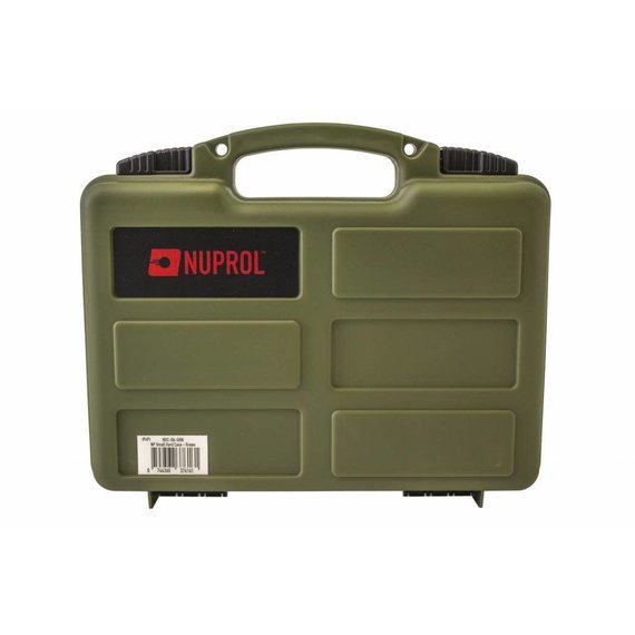 Small Pistol Hard Case Wave Foam OD Green
