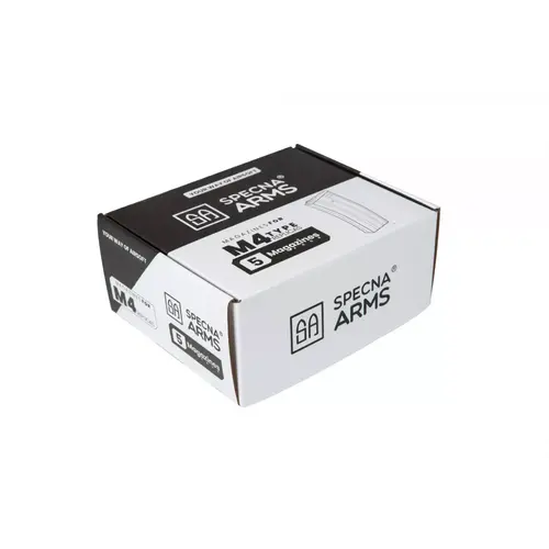 Specna Arms M4/M16 Mid-Cap Magazine 120rds 5-Pack Specna Arms M4/M16 Mid-Cap Magazine 120rds 5-Pack