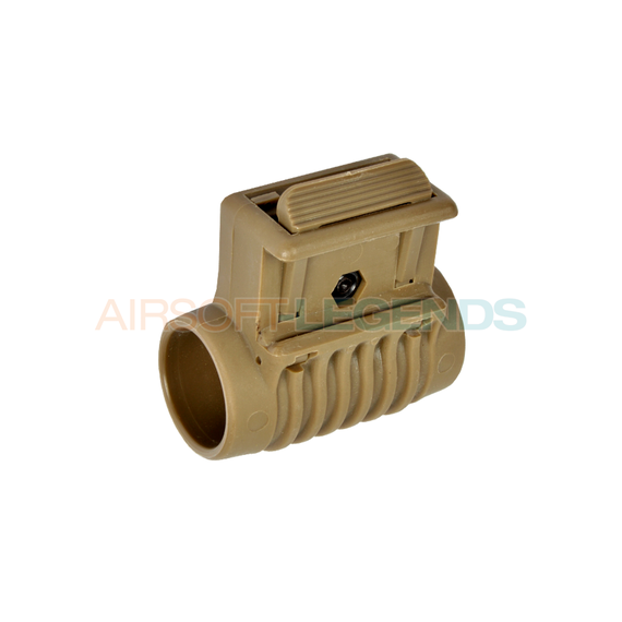 Offset Flashlight Mount Dark Earth
