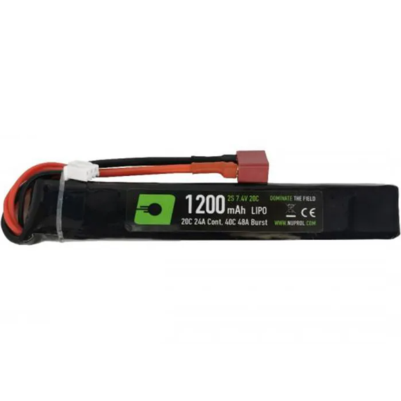 7.4v Lipo 1200mah  Stick Type 20C Deans
