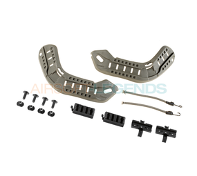 FMA MICH 2000 Rail Set Foliage Green FMA MICH 2000 Rail Set Foliage Green