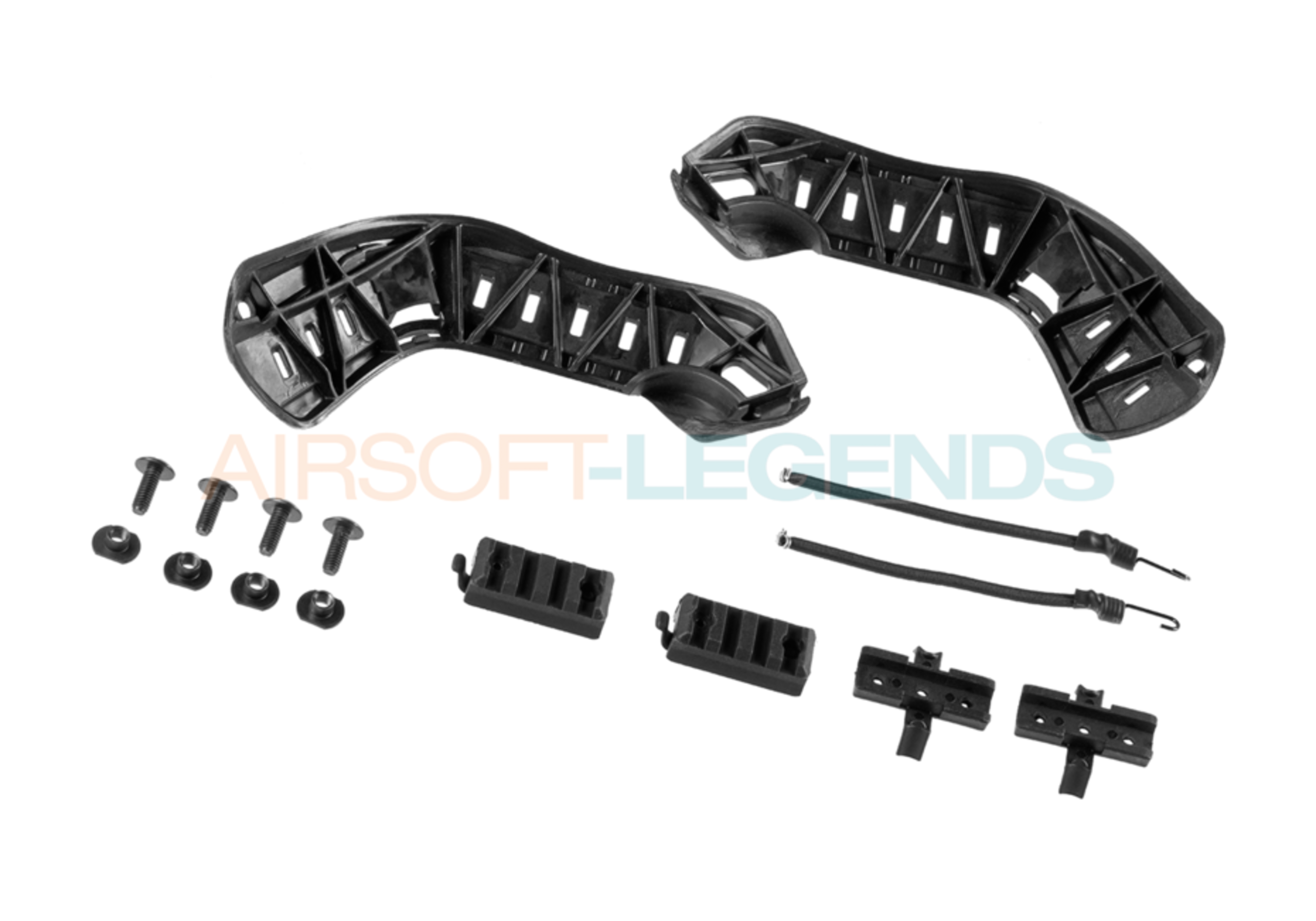 FMA MICH 2000 Rail Set Black - Airsoft-Legends, The Real Gentlemen in ...