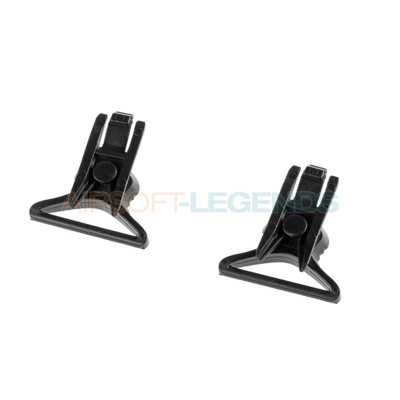 Goggle Swivel Clips 36mm Black