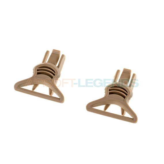 Goggle Swivel Clips 36mm Dark Earth